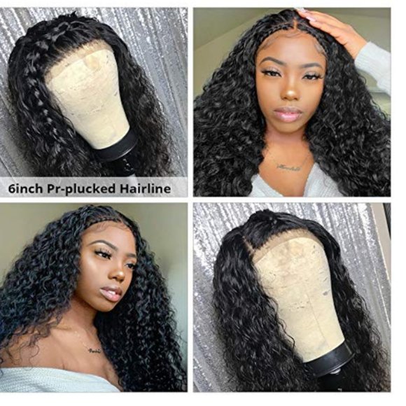 Lace Frontal Mongolian Kinky Curly 6 x 13 Wig 20